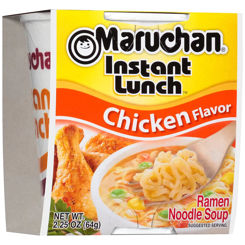 24 Count Instant Ramen Cup Noodles, 12 Beef & 12 Chicken V294042
