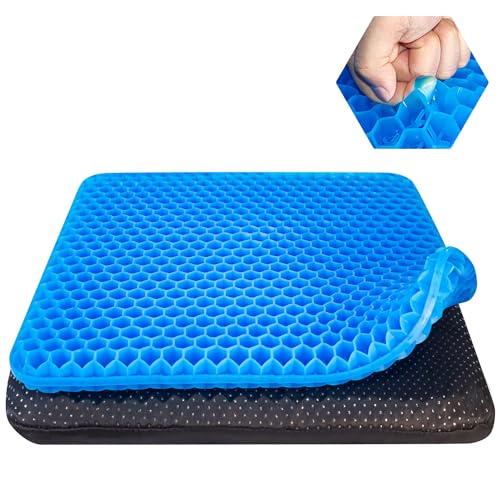 Large Cooling Gel Seat Cushion with Non-Slip Cover A31569
