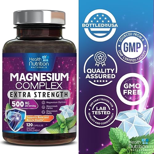 Magnesium Complex Supplement 500mg 120 Capsules O91809