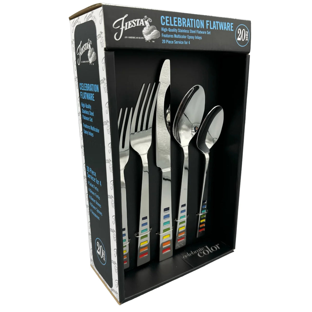 20pc Stainless Steel Flatware Set J70009