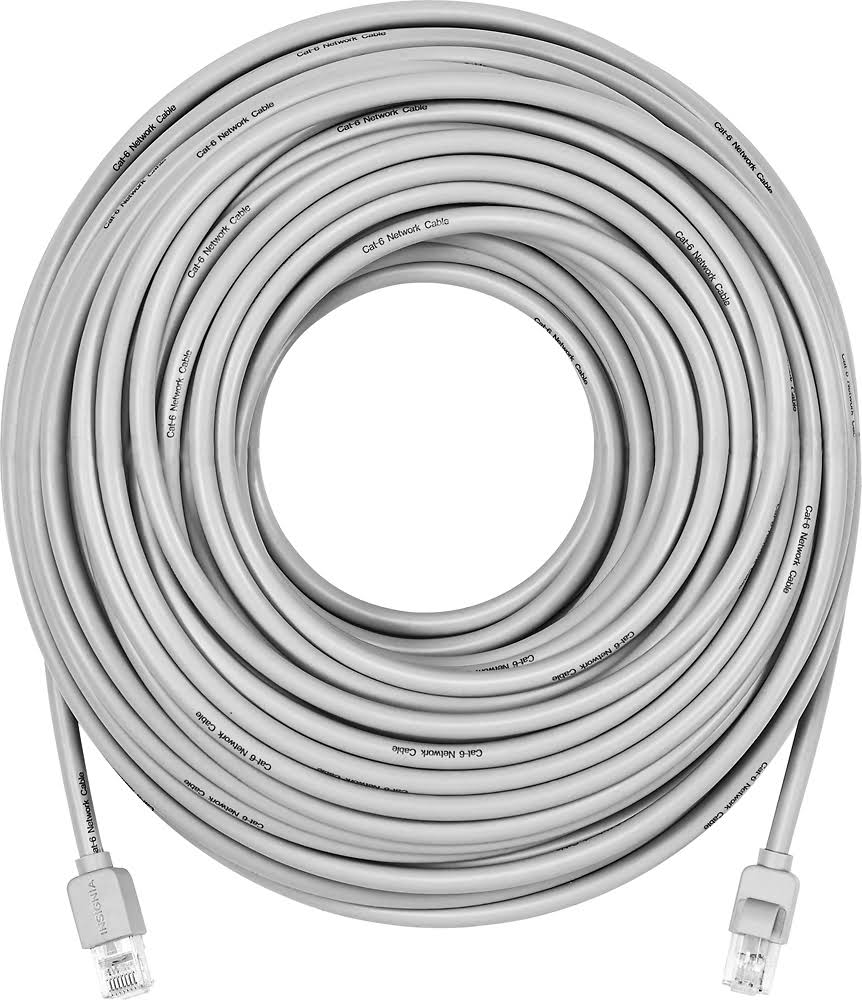 Gray Cat-6 Ethernet Cable F7668