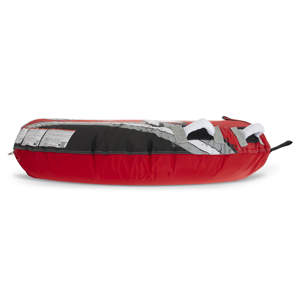 Red 1 Person Towable Tube Kit with Rope and Pump 2 Pack W6310
