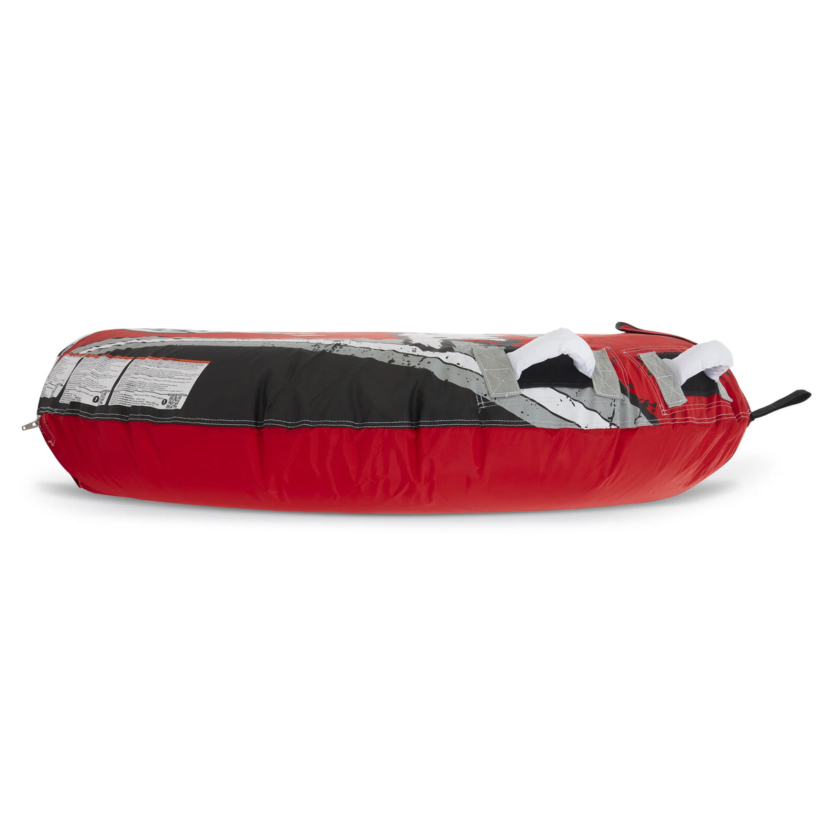 Red 1 Person Towable Tube Kit with Rope and Pump 2 Pack W6310