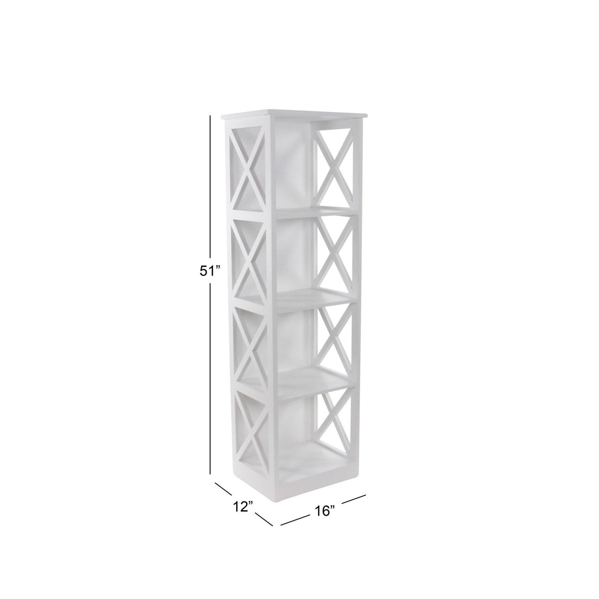 White Wood Shelf N321508