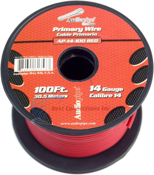 14 Gauge 11 Rolls 100 Feet Primary Power Ground Wire Remote Cable I10249