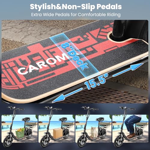 800W/1200W Foldable Electric Scooter with Seat Z949405