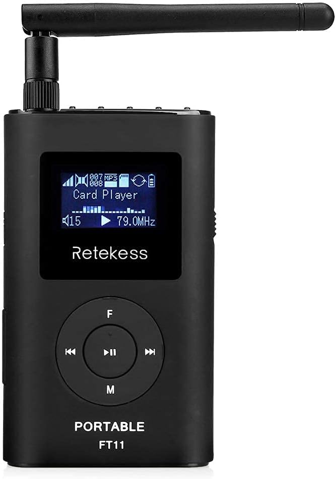 FM Transmitter with Microphone and Antenna P666