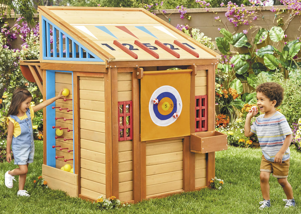 5-in-1 Wooden Game House Q950