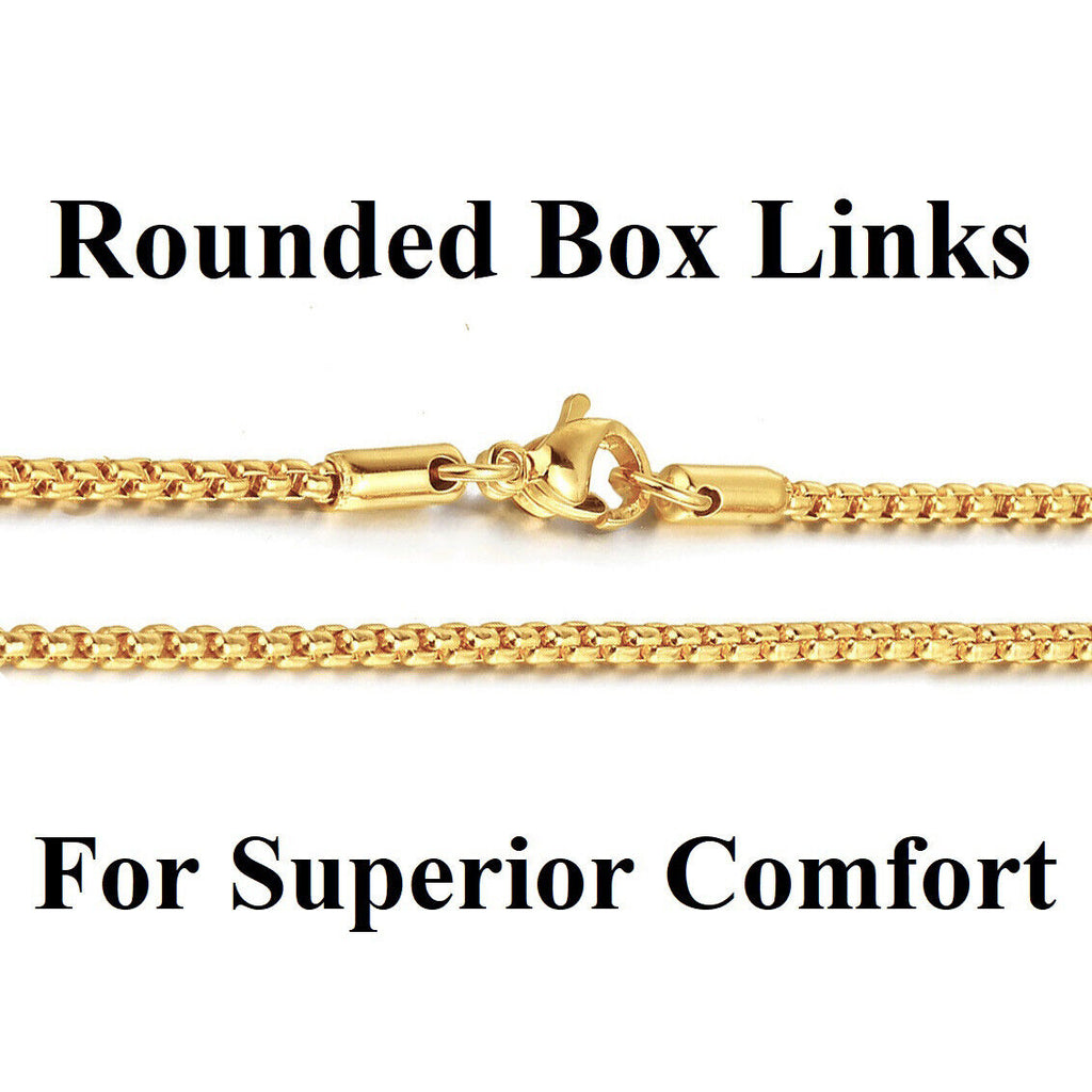 18k Gold Filled Over Silver Mens Pendant Necklace S308084