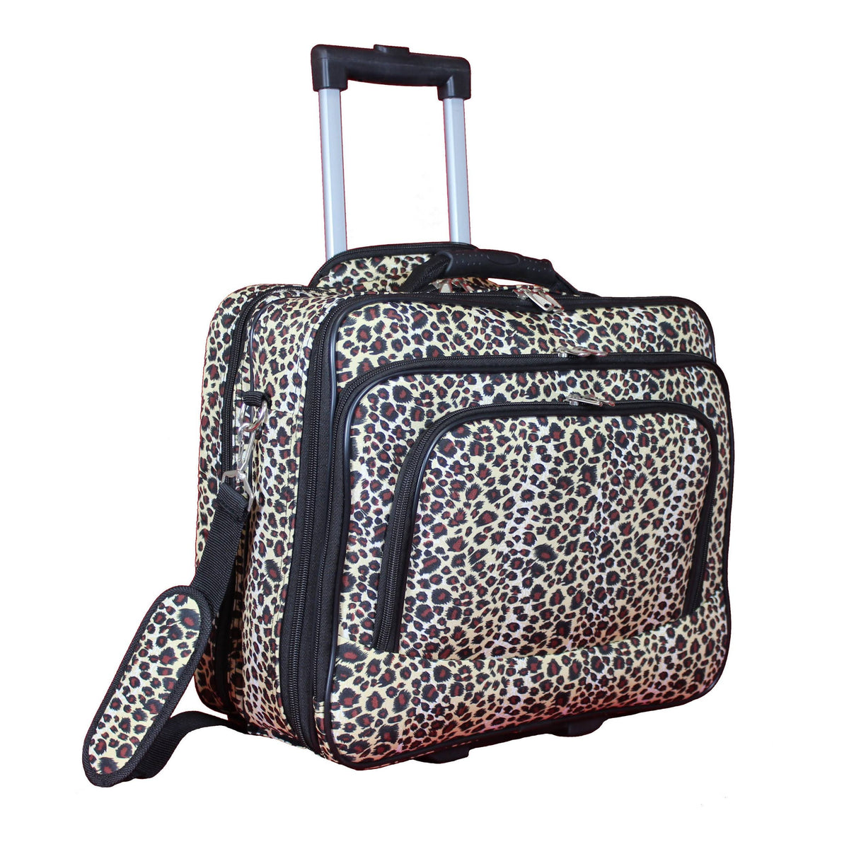 Leopard Rolling 17-inch Laptop Case Y1702