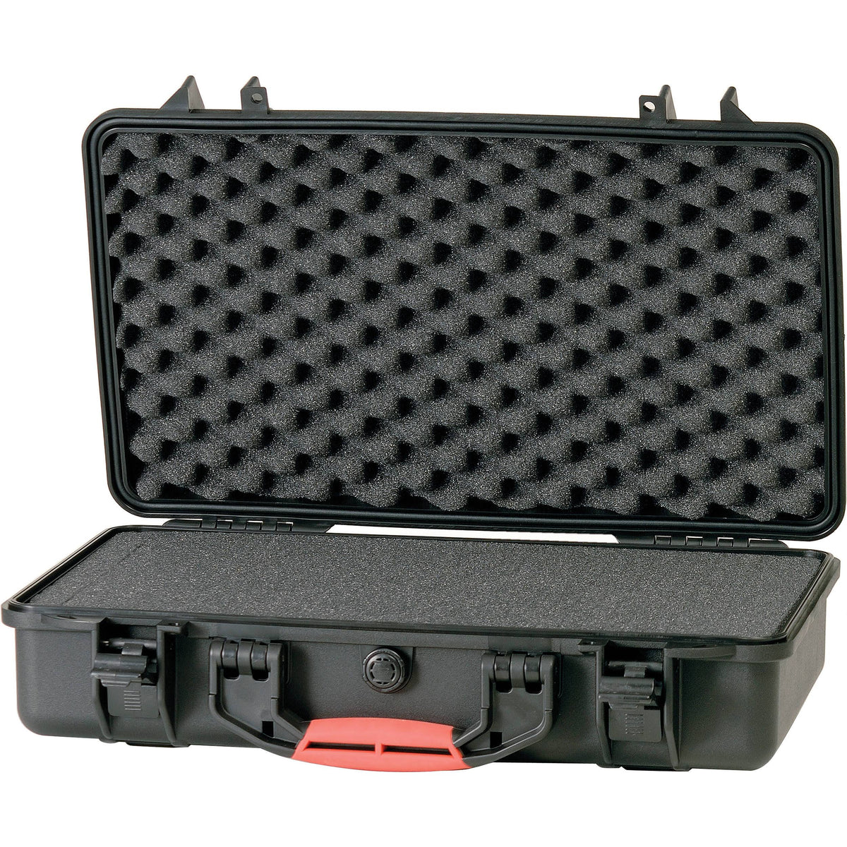 Black Hard Case with Cubed Foam B245