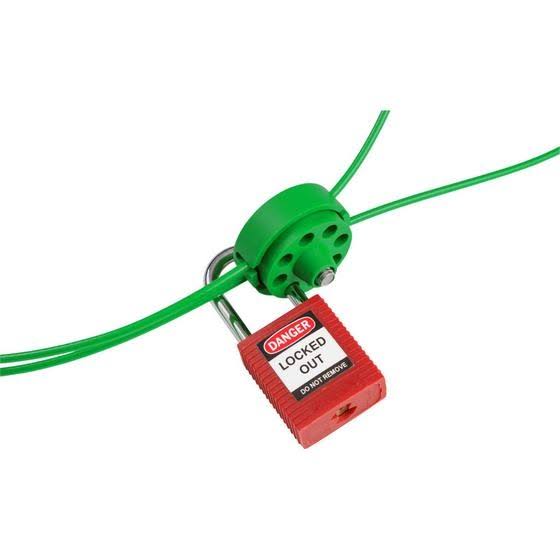 Green Pro-Lock Lockout Cable, 50m A46994