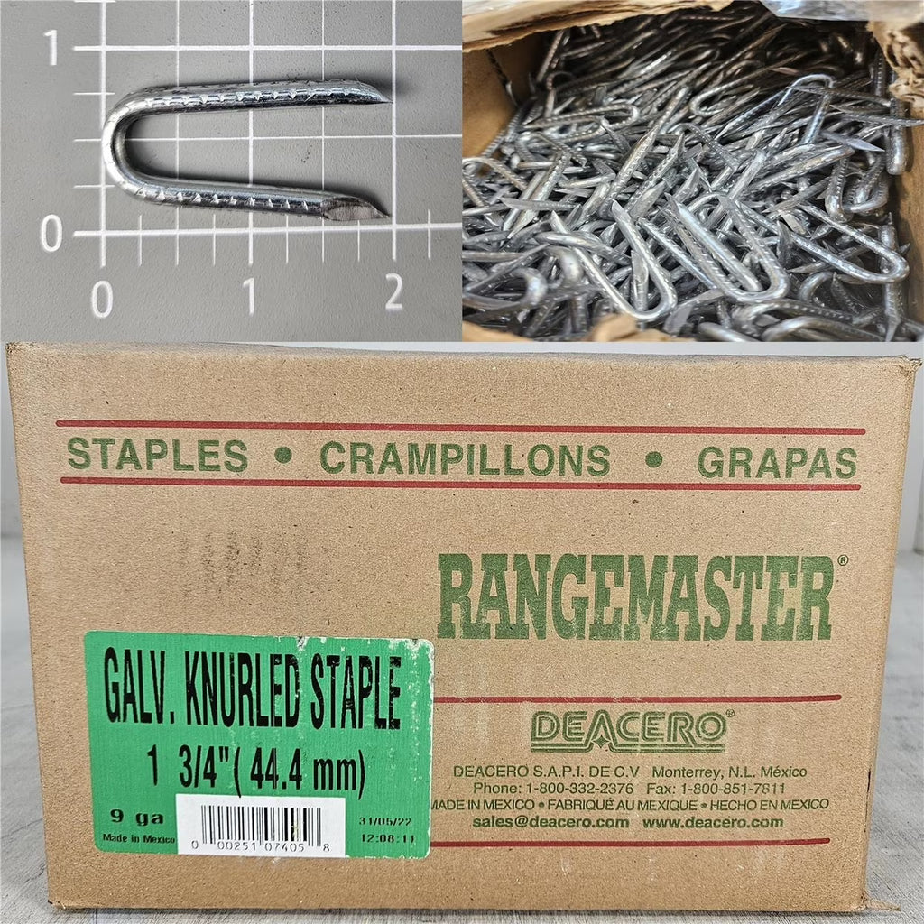 Galvanized Fence Staple 1-3/4 in L G176