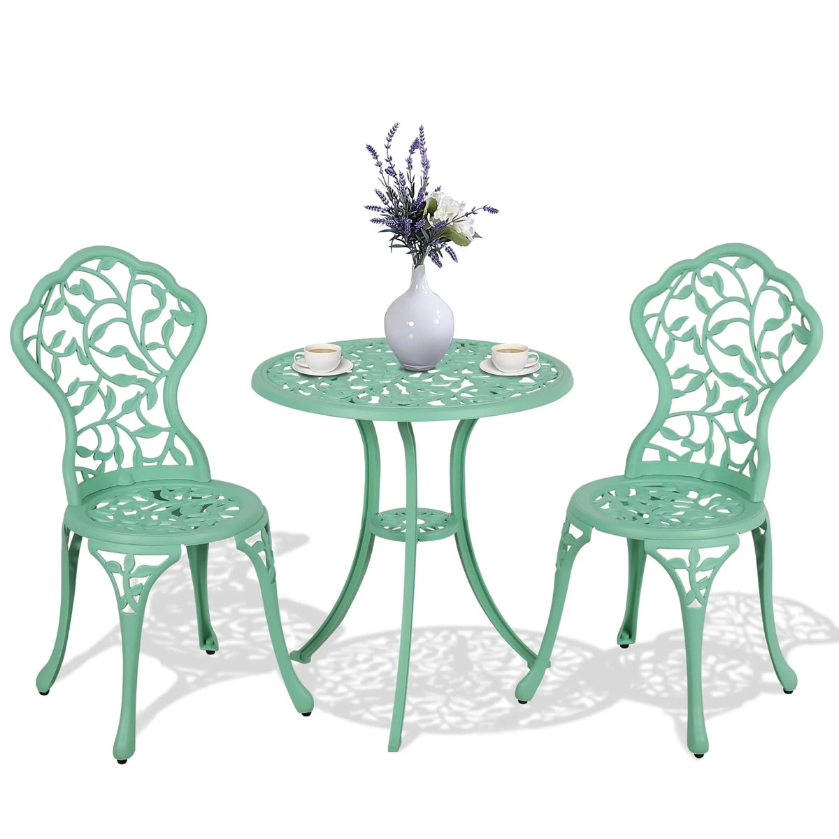 3-Piece Cast Aluminum Outdoor Bistro Set I1316