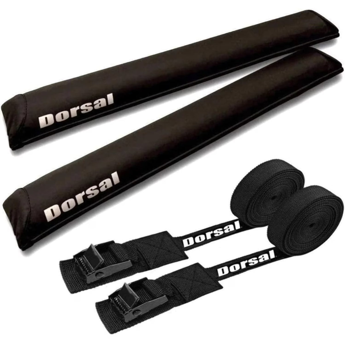 Aero Roof Rack Pads and 15 ft Straps - Pack of 4 K510