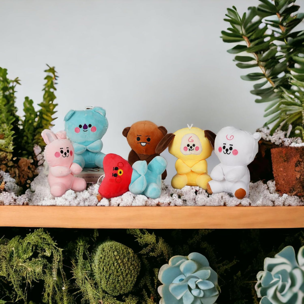 Pack of 6 Stuffed Plush Toys (6 Inch Each) O451126