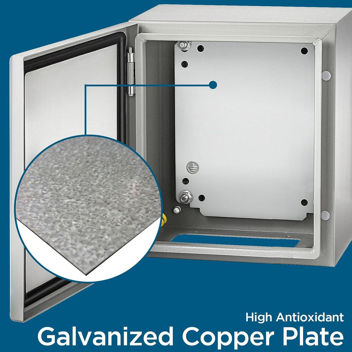 12'' x 10'' x 6'' Steel Enclosure Z710