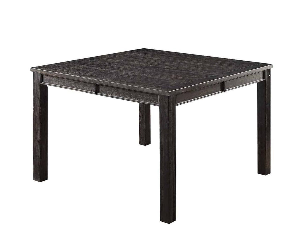 Counter Height Wood Dining Table in Antique Black T9303