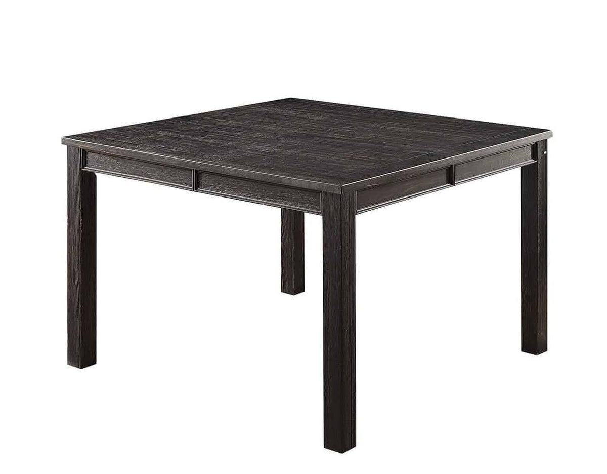 Counter Height Wood Dining Table in Antique Black T9303