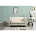 Velvet Tufted Loveseat V2991