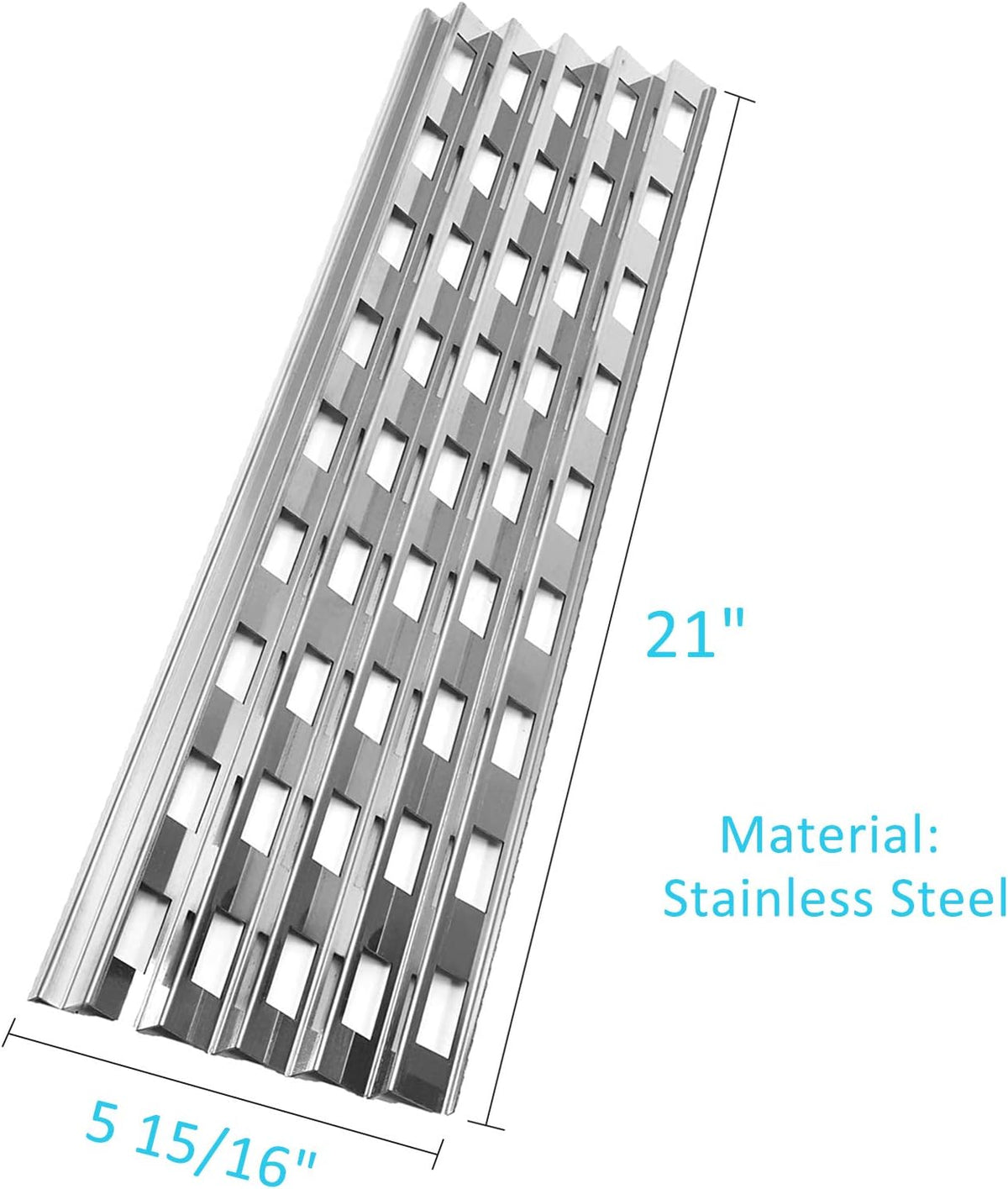 3-Pack 21" Stainless Steel Heat Plate Shield Replacement Parts T8354