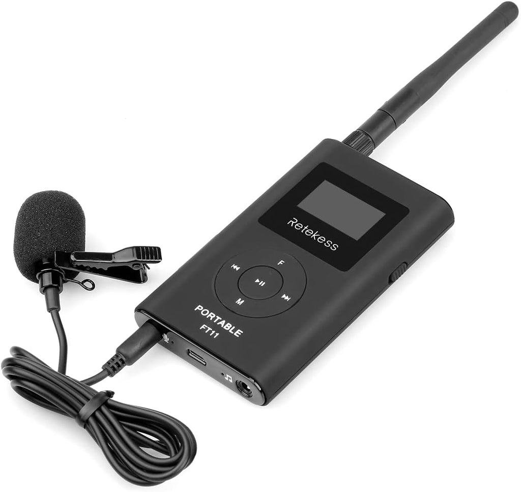 FM Transmitter with Microphone and Antenna P666