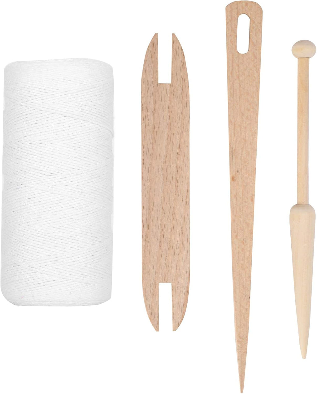 Cotton Rug Yarn with Wooden Shuttle Stick Rod V536603