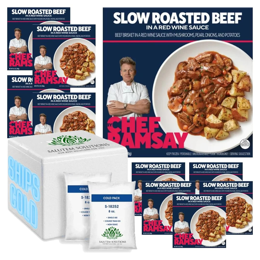 Red Wine Braised Beef Frozen Meals 9.5oz Pack of 10 X52153