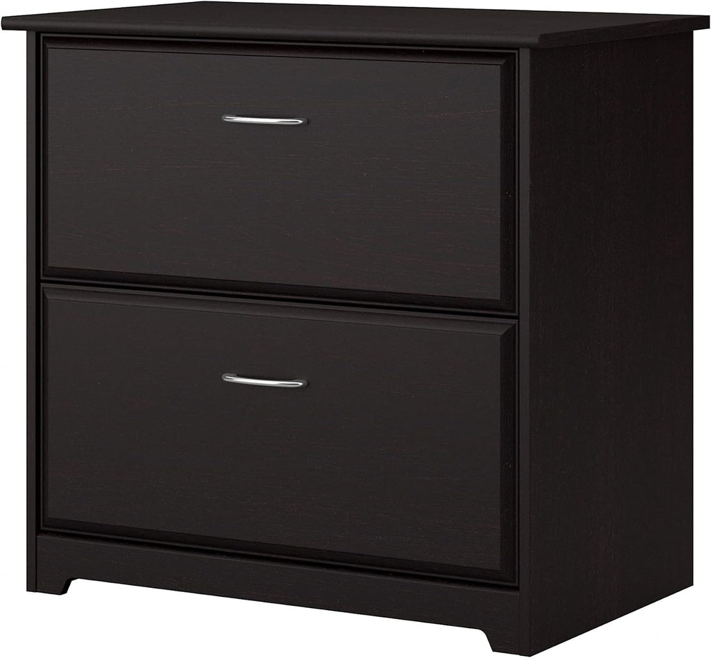 Espresso Oak 2 Drawer Lateral File Cabinet A78048