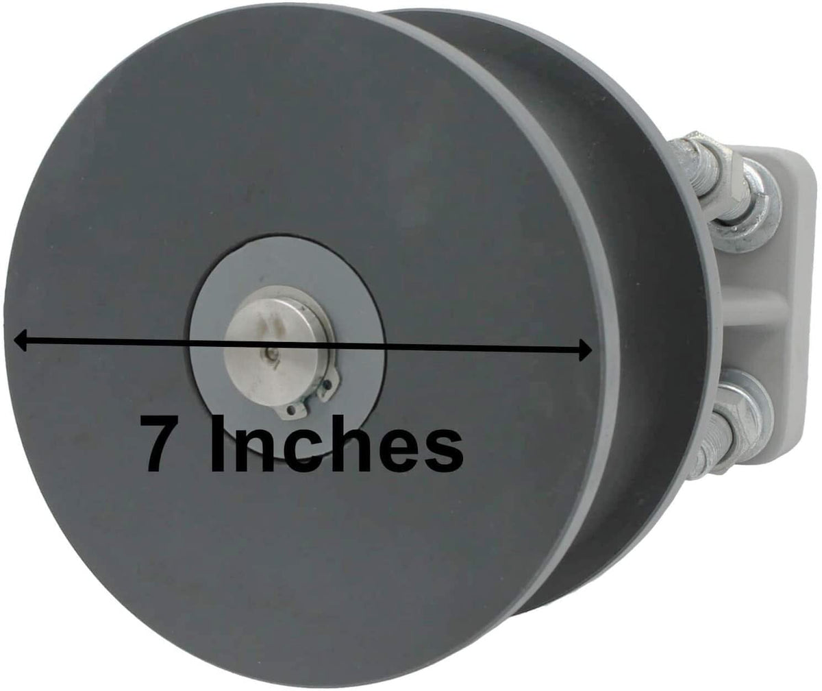 Nylon Sliding Gate Rollers for Round Post, Pack of 4 B215946