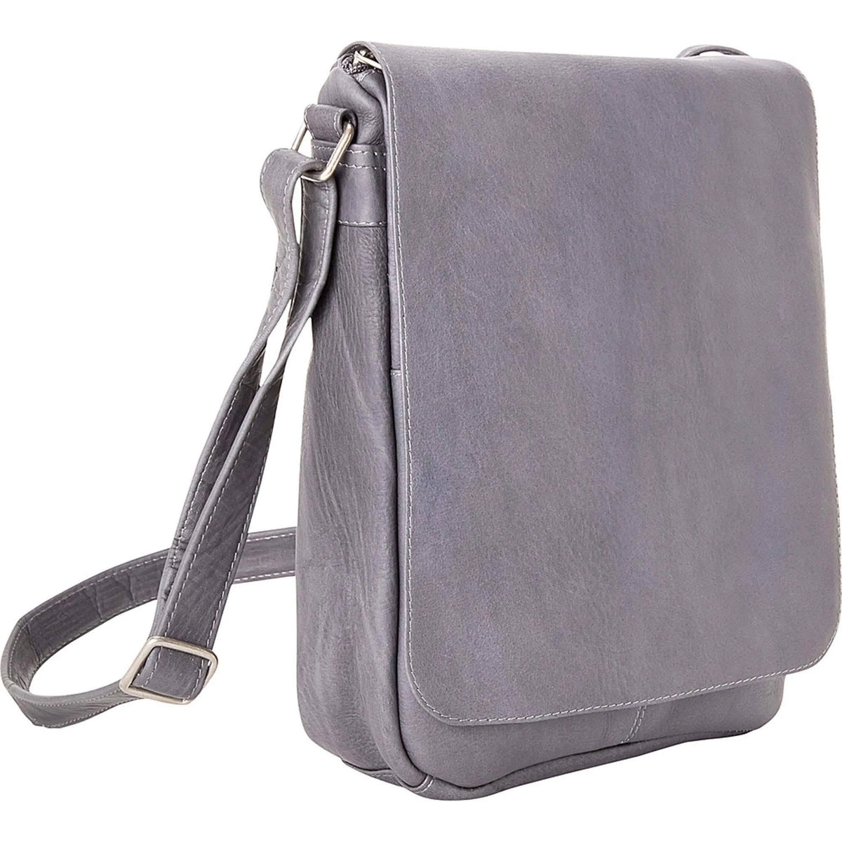 Tan Leather Over-Shoulder Flap Bag T585897