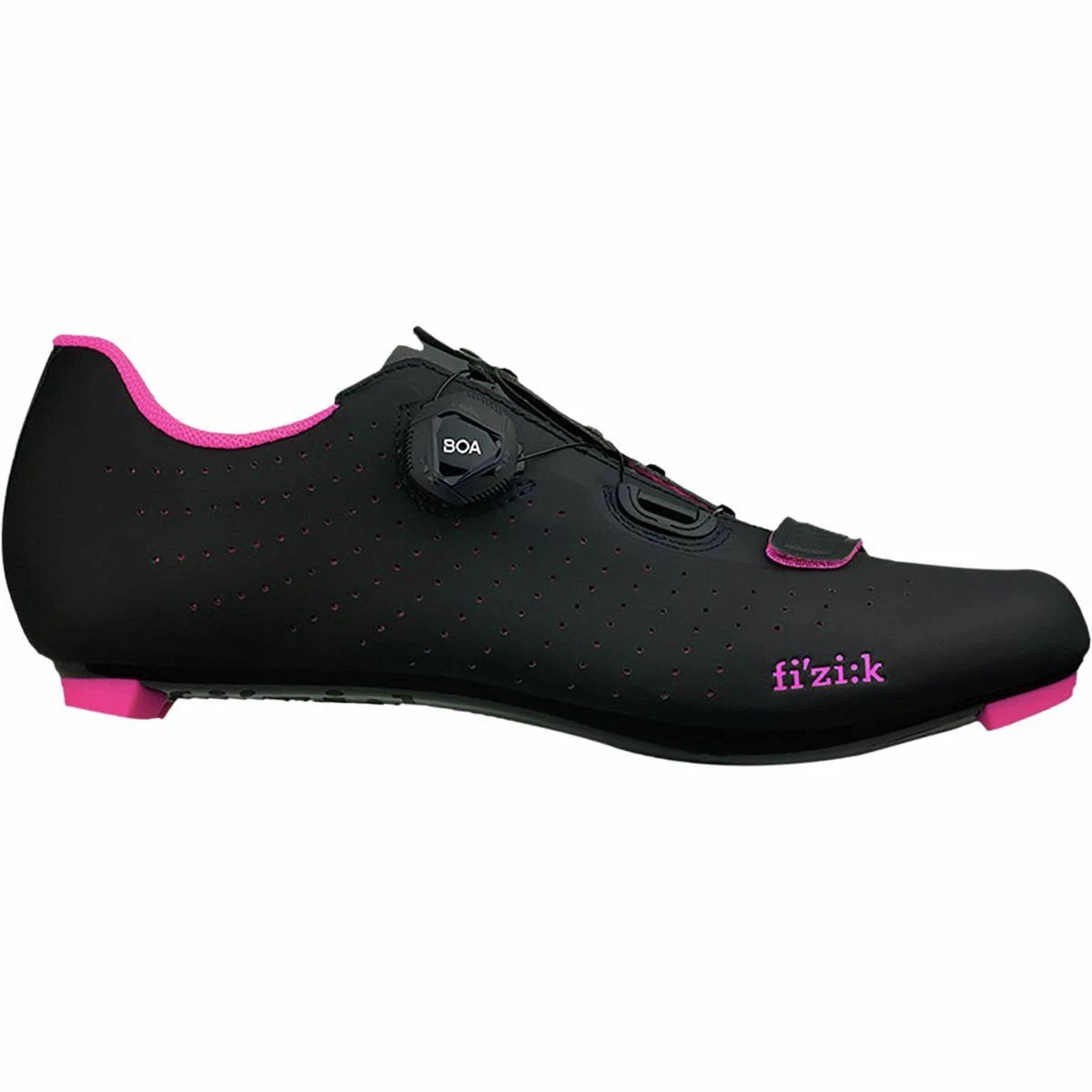 Black/Pink Fluo Cycling Shoes E1859