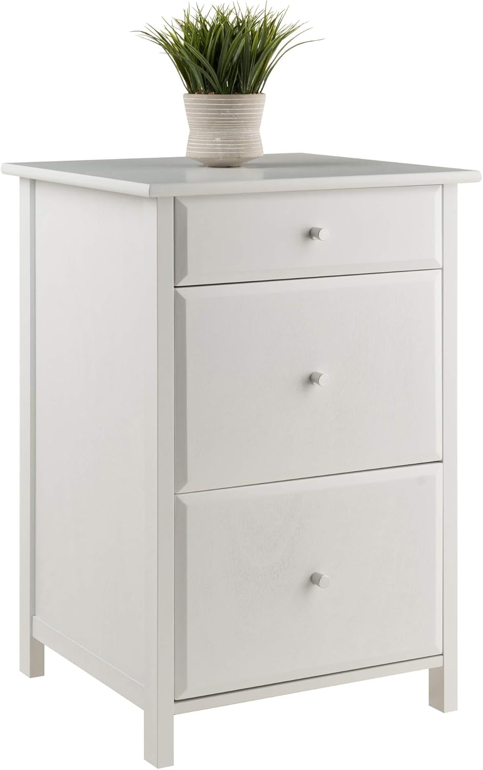 White File Cabinet B8745