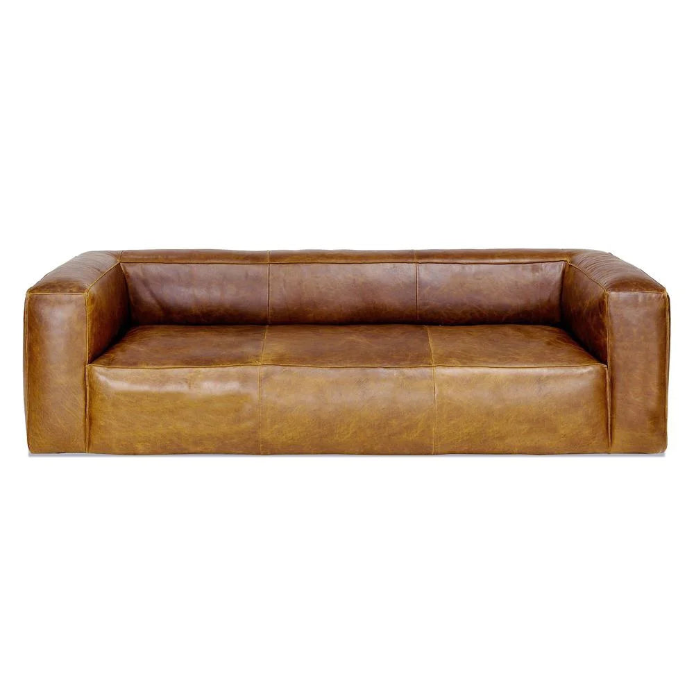 Cognac Leather Sofa K1962