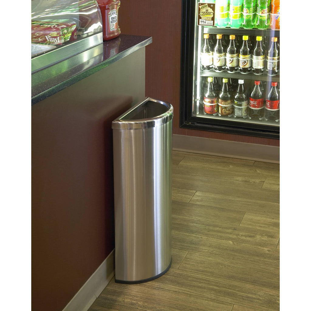 8 Gallon Stainless Steel Trash Can G35415