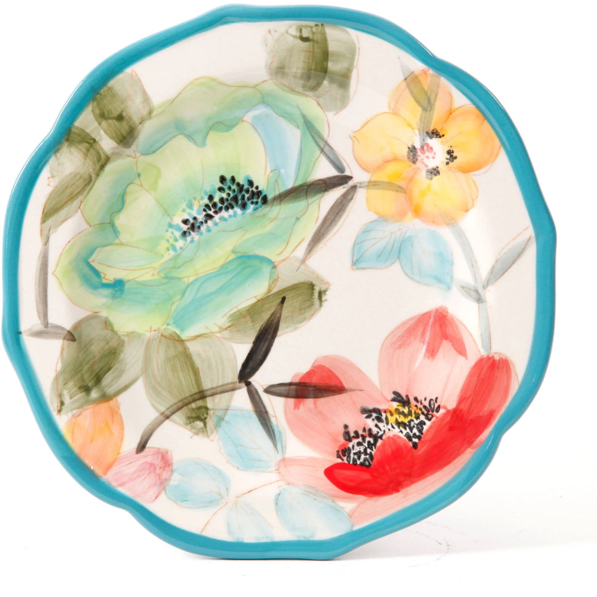 Turquoise 12-Piece Dinnerware Set U444214