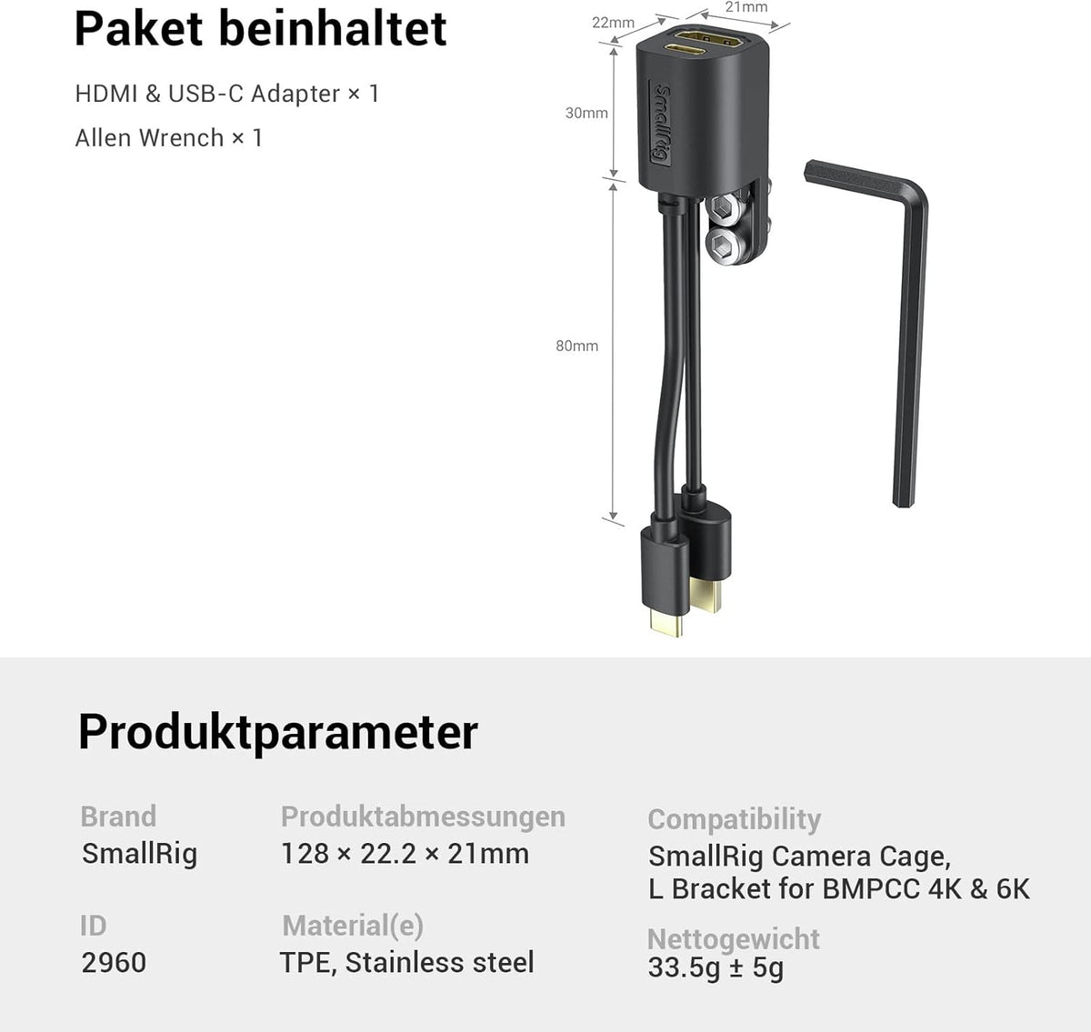 HDMI USB Type-C Adapter M622