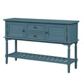 47'' Navy Blue Console Table with 2 Drawers H9677