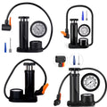 Mini Portable Bicycle Foot Pump with Pressure Gauge J77279