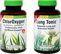Chlorophyll Herbal Lung Support Softgels with Mullein Horehound Grindelia R86632