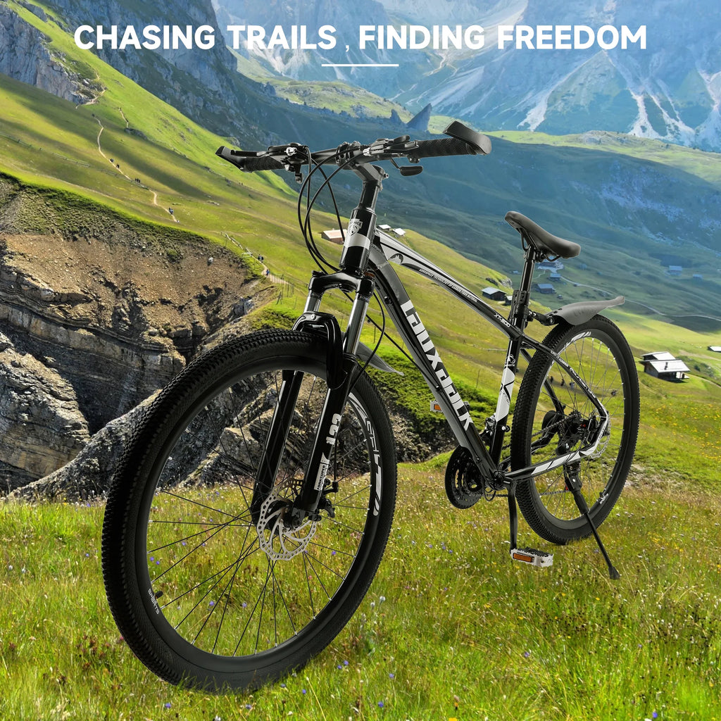 Full Suspension 21 Speed 27.5 inch Dual Disc Brake Mountain Bike J484659