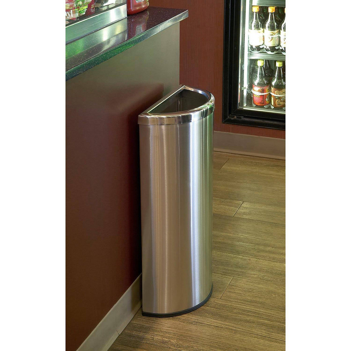 8 Gallon Stainless Steel Trash Can G35415