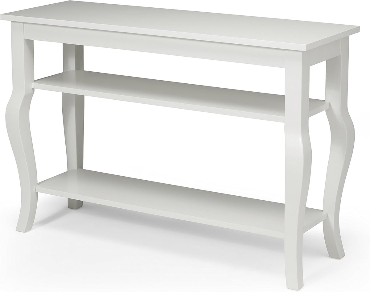 Wood Console Table with Display Shelves Q4724