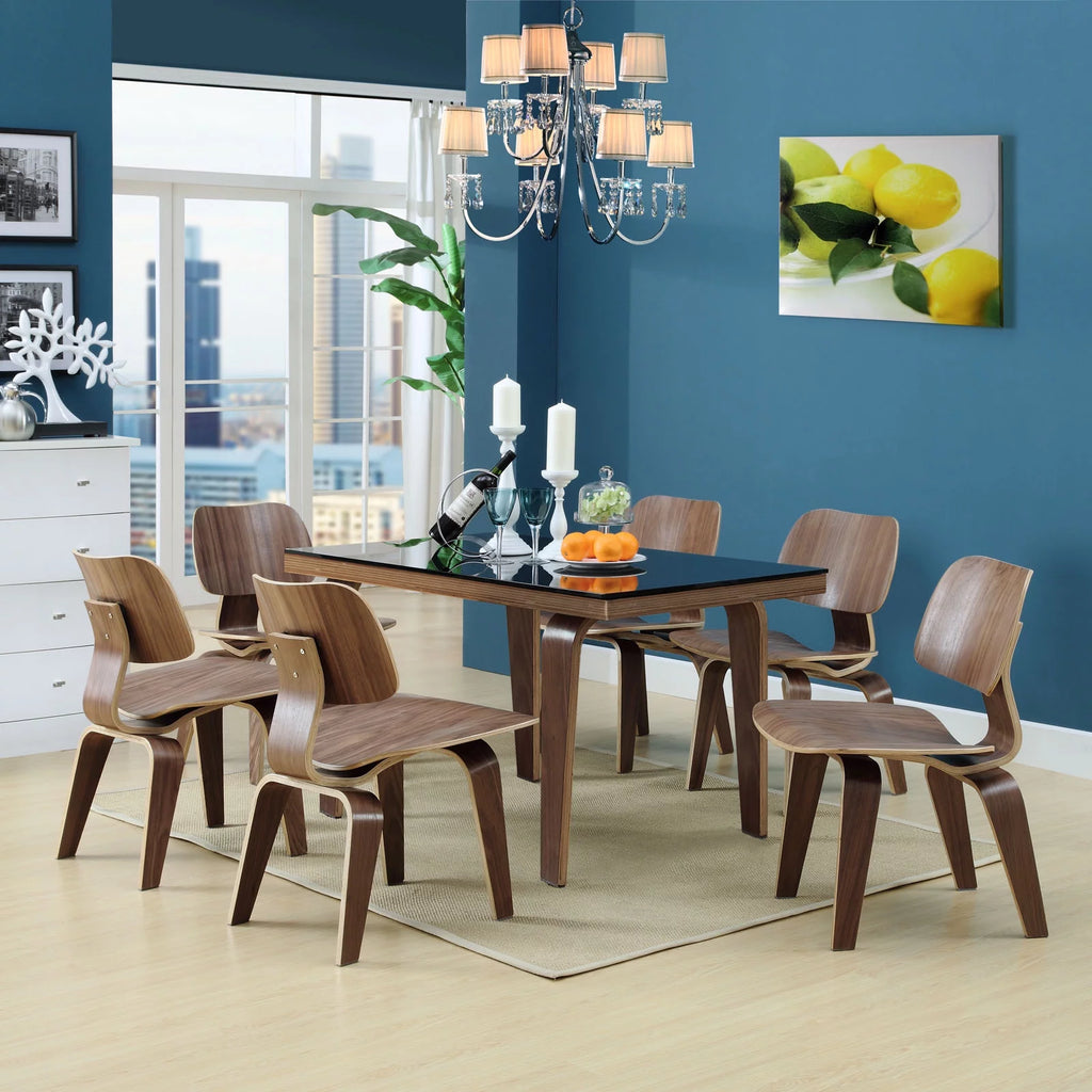 Walnut Dining Chairs Set of 2 M105