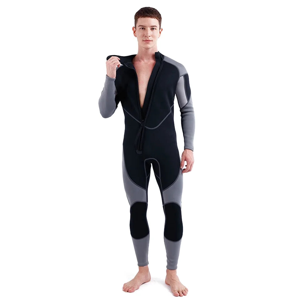 3mm Neoprene Front Zip Full Body Diving Suit V4845