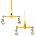 Ratchet Load Binder 3/8 Inch x 1/2 Inch 12,000 Pound Working Load Limit 2 Pack C7007