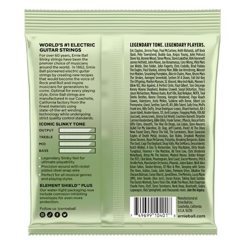 Nickel Wound Electric Guitar Strings 4-Pack 10-46 Gauge I39203