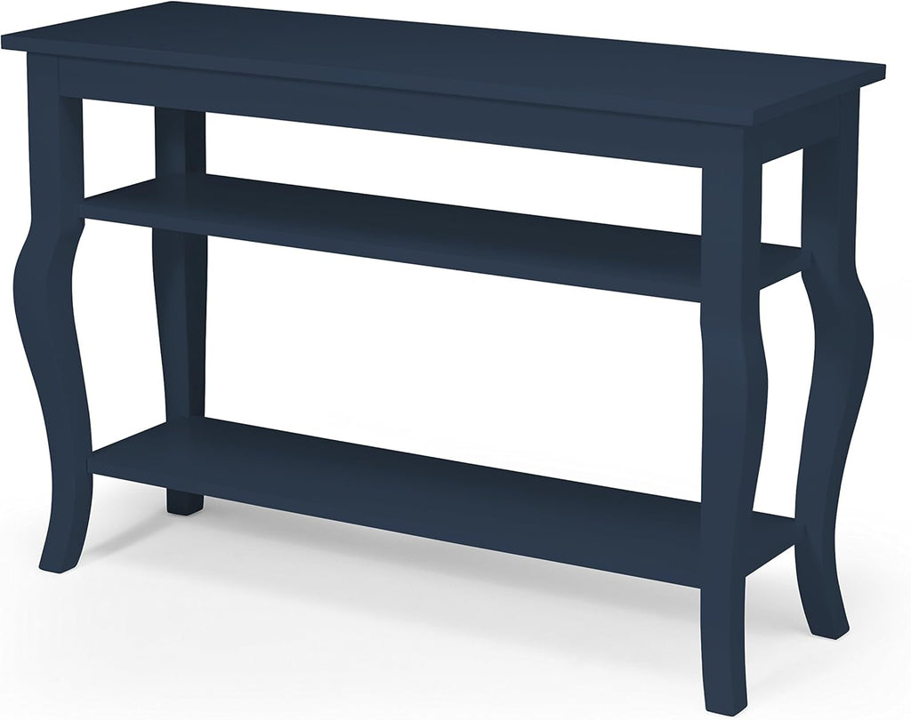 Wood Console Table with Display Shelves Q4724