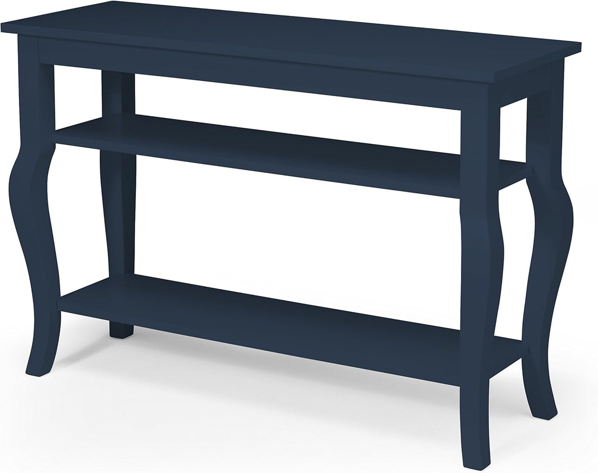 Wood Console Table with Display Shelves Q4724