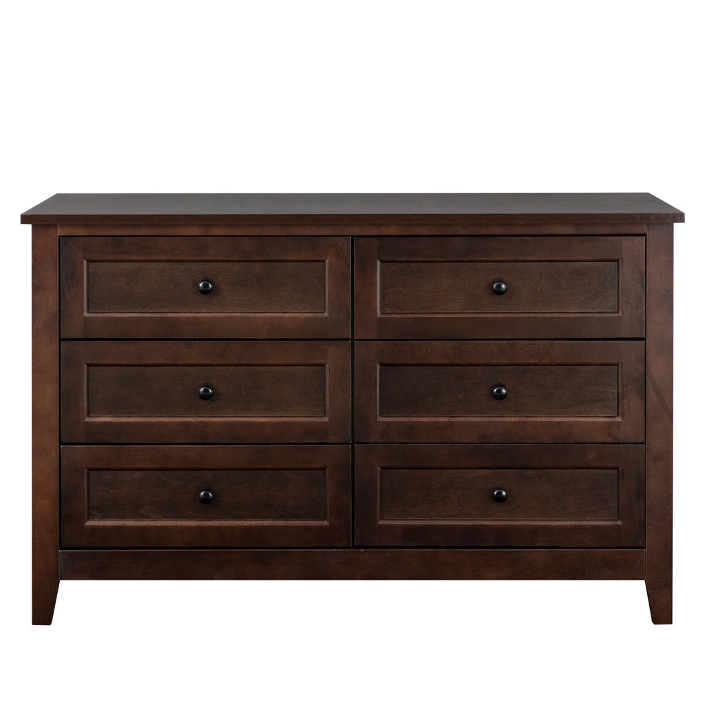 6 Drawer Solid Wood Dresser H723